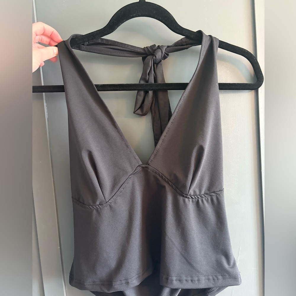 Women’s Black Halter Top - Picture 5 of 5